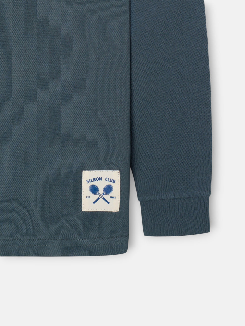 Polo enfant patch vert