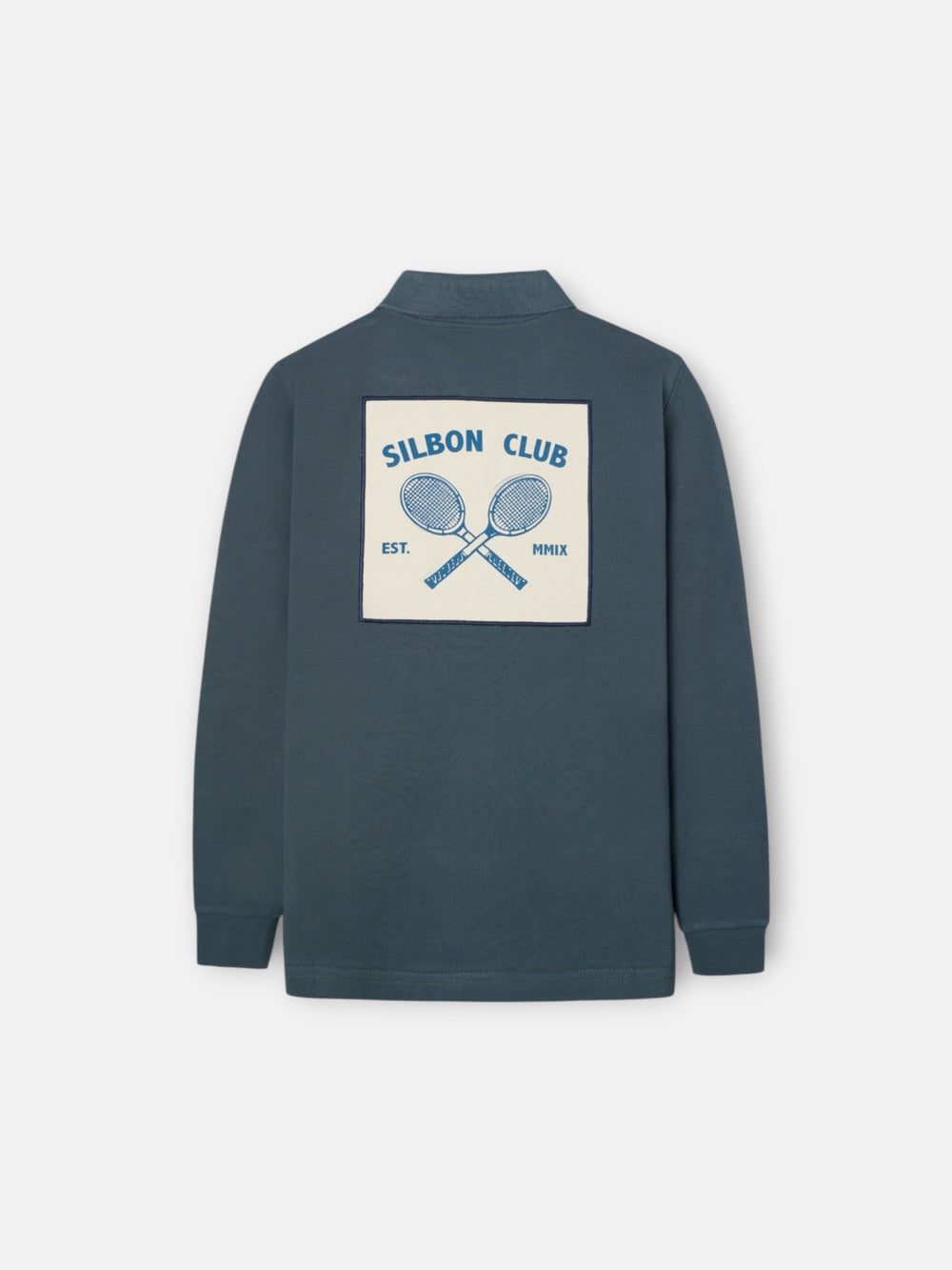 Polo enfant patch vert