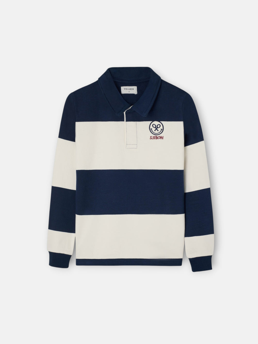Sweatshirt kids gola polo riscas smile azul-marinho