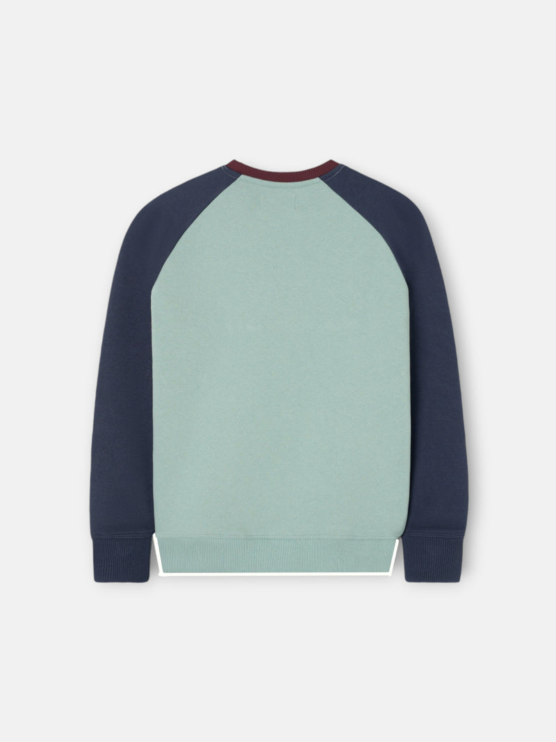 Sudadera kids ranglan varsity marino