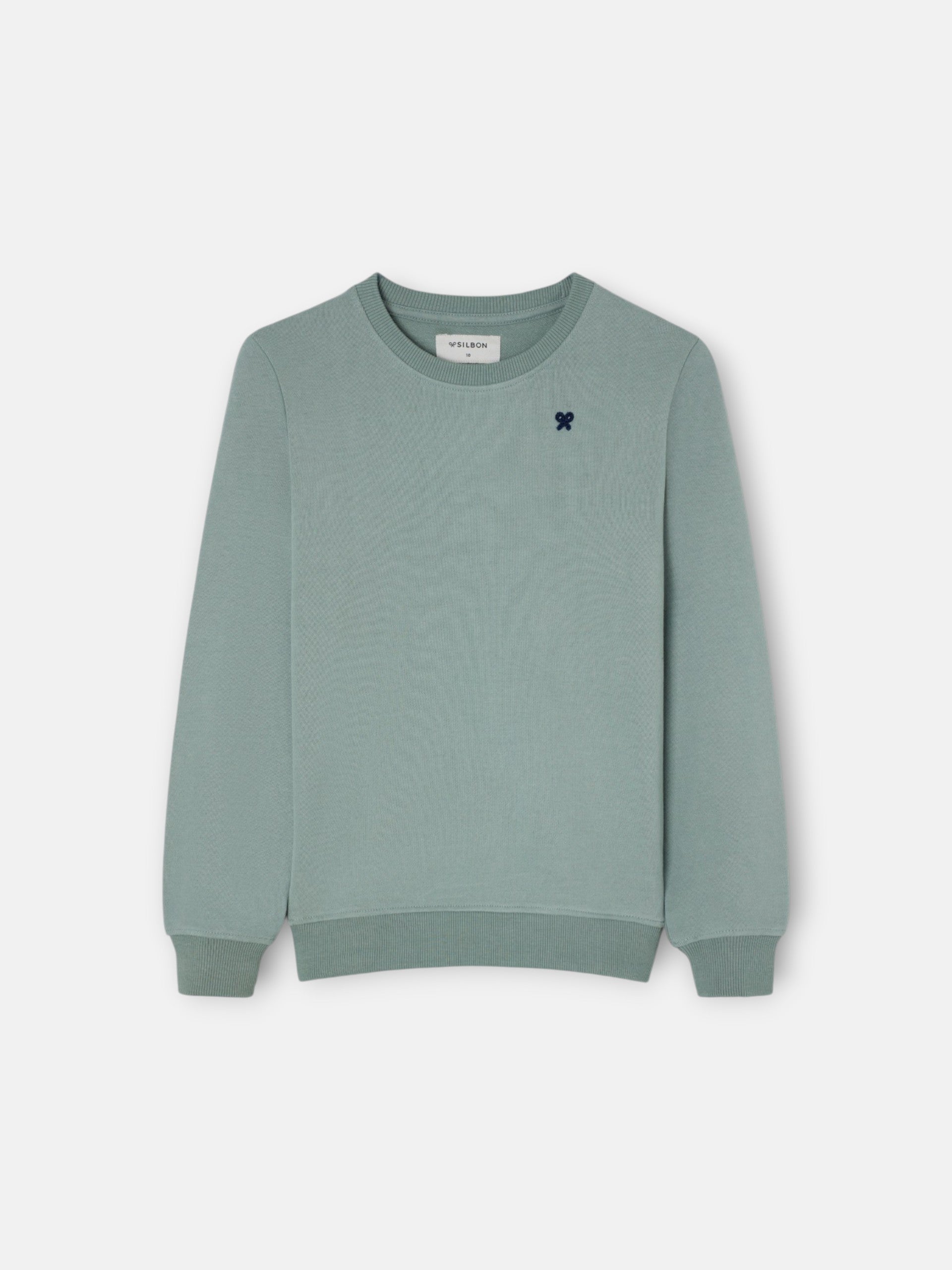 Sudadera kids little legacy verde claro