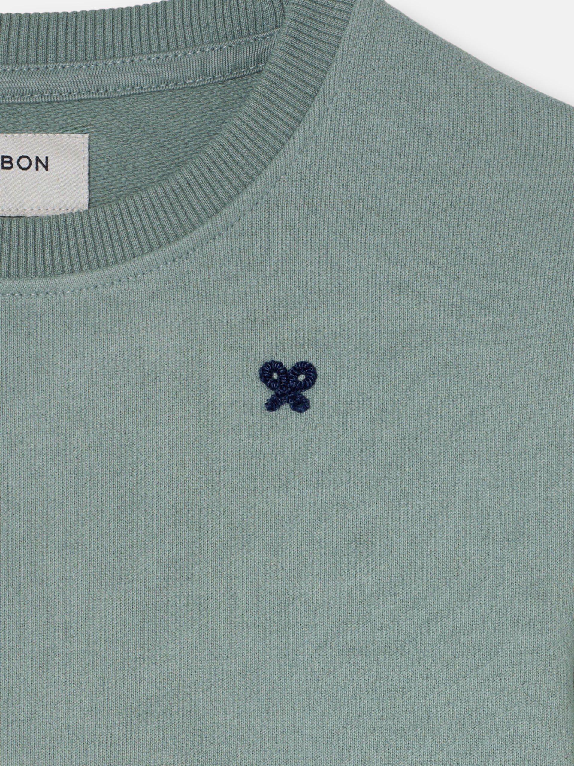 Sudadera kids little legacy verde claro