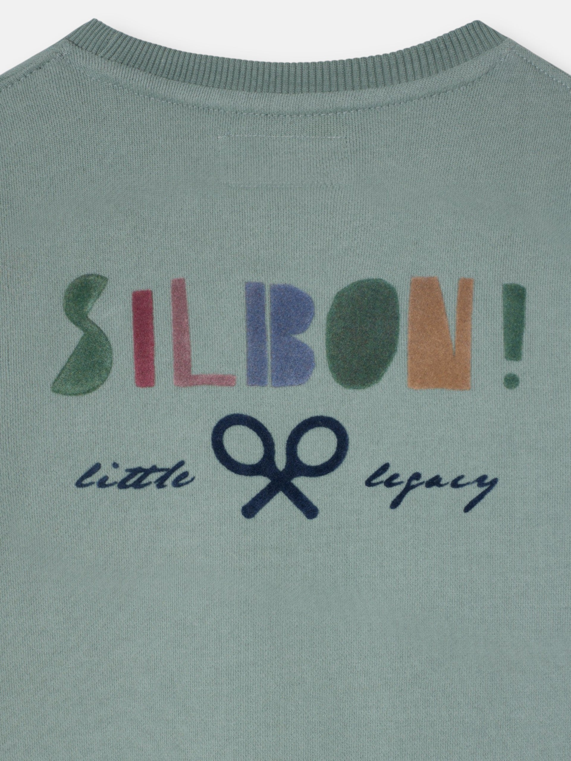 Sudadera kids little legacy verde claro