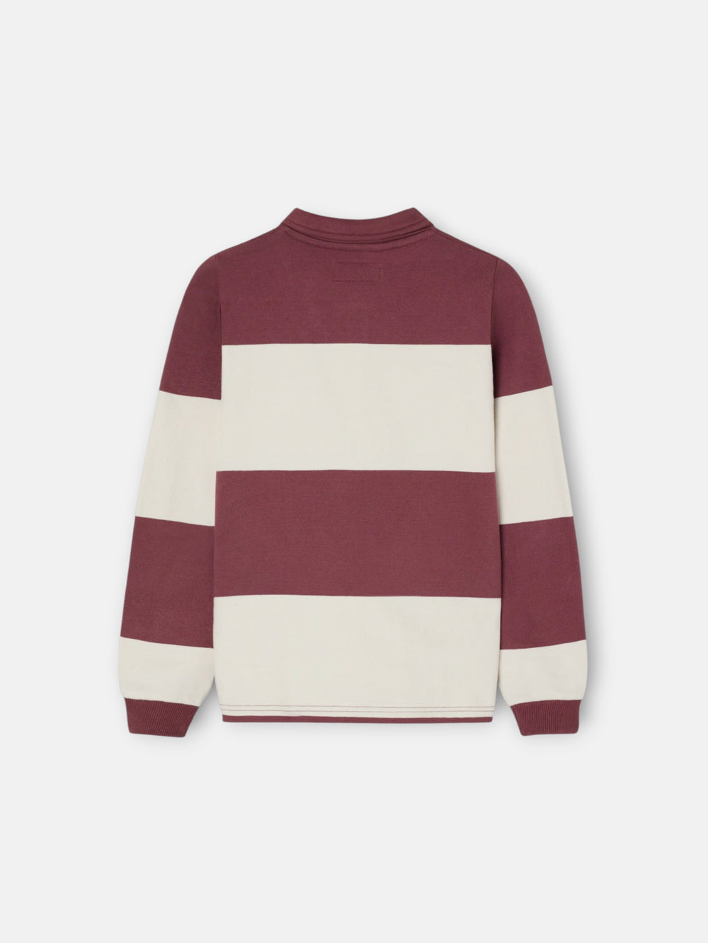 Sweatshirt kids gola polo riscas smile bordô