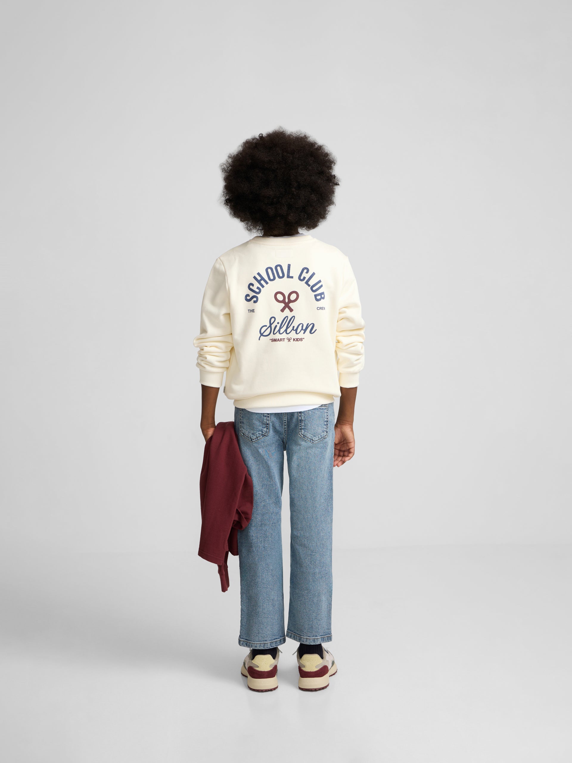 Sweatshirt kids school club creme