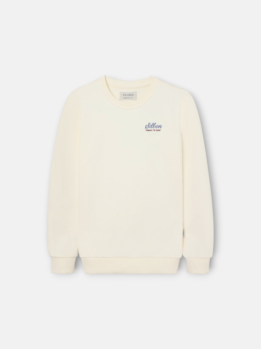 Sweat-shirt enfant school club crème