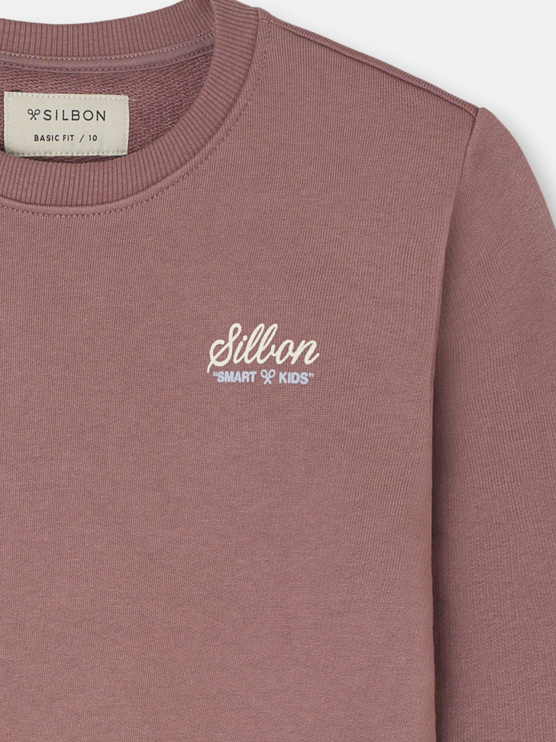 Sudadera kids school club burdeos