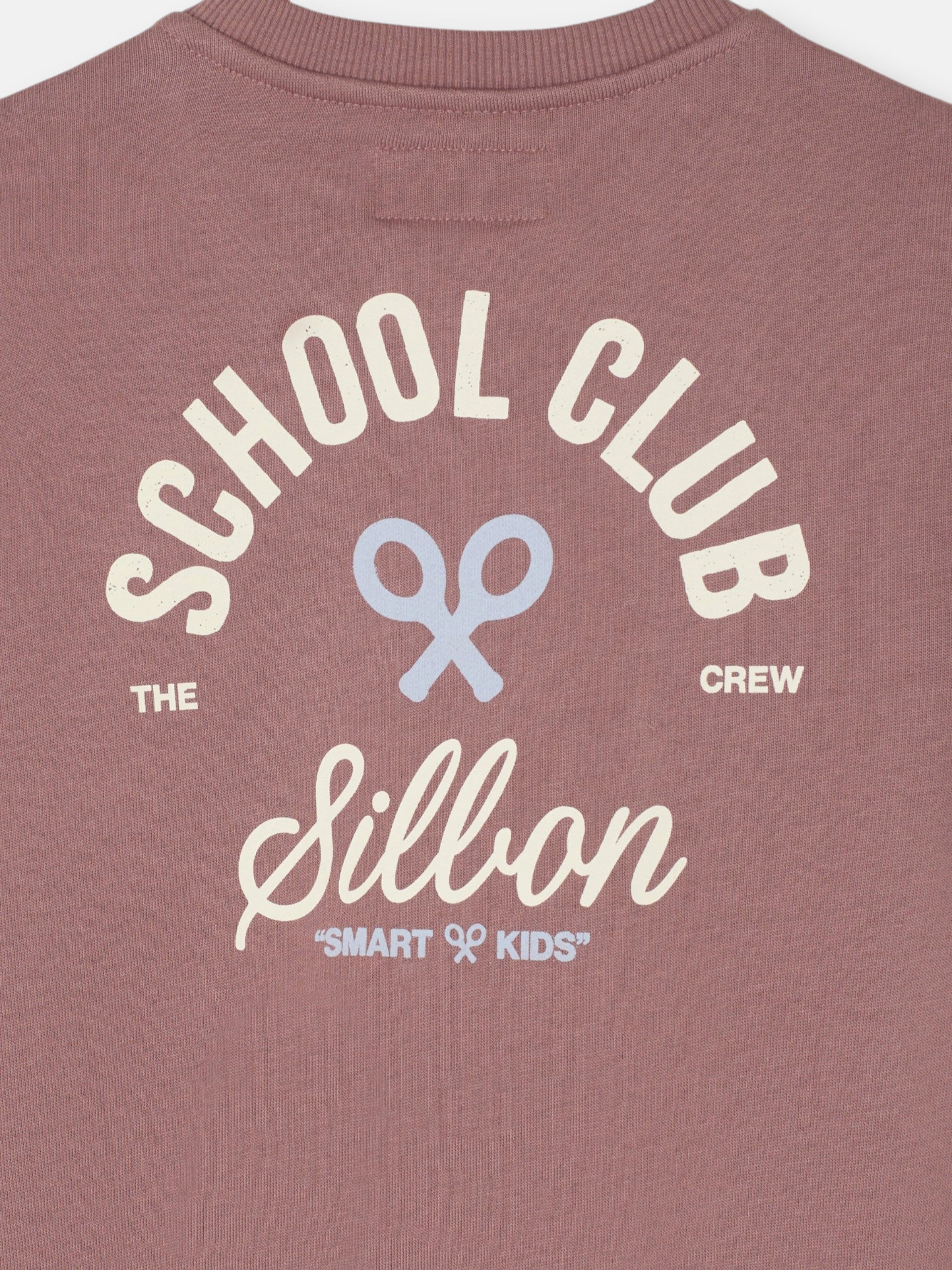Kids School Club Burgundy Sweatshirt