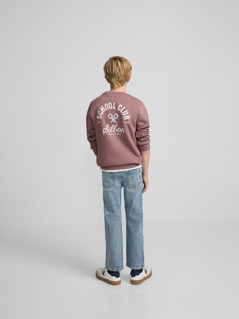 Sudadera kids school club burdeos