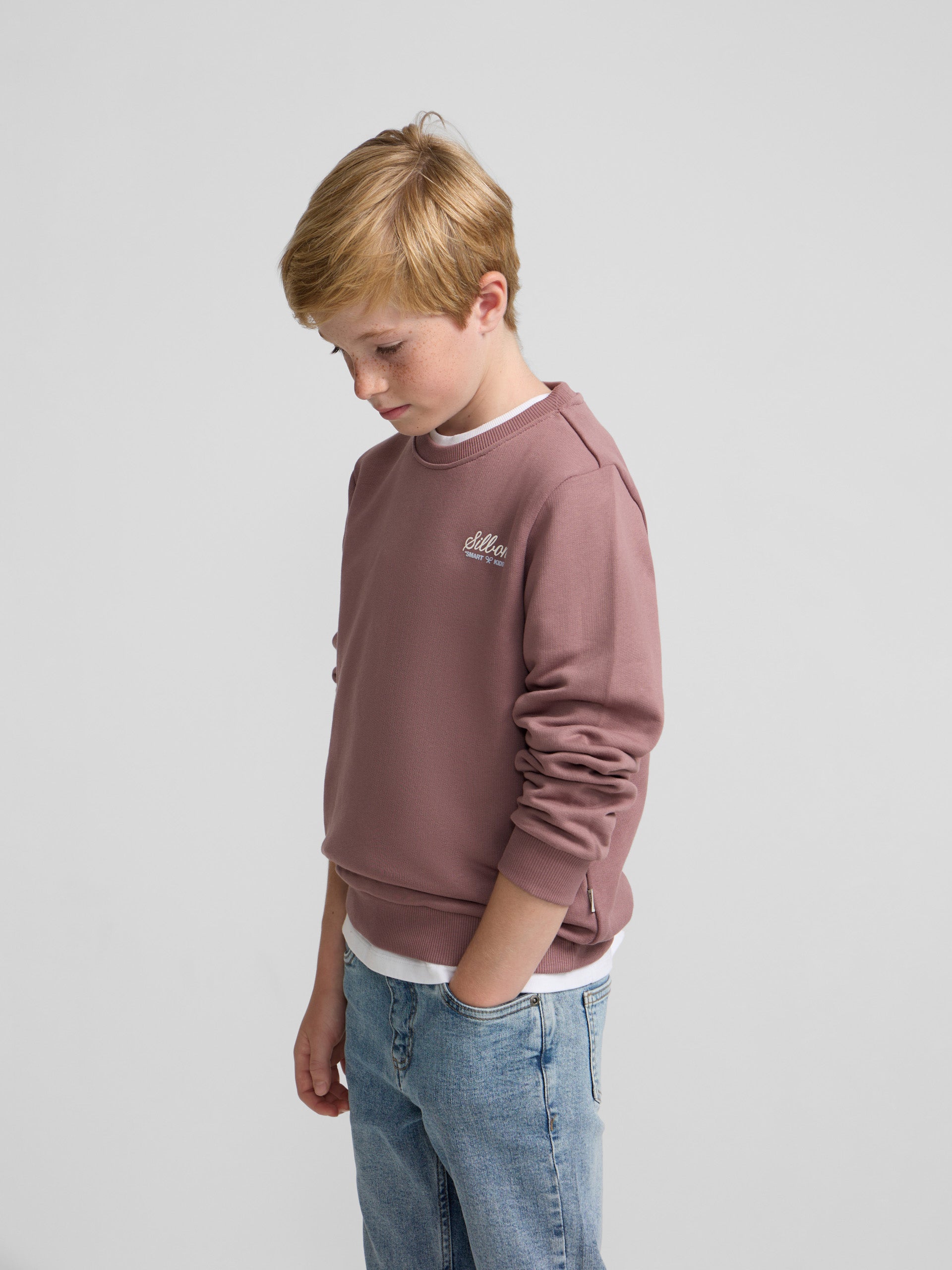 Kids School Club Burgundy Sweatshirt