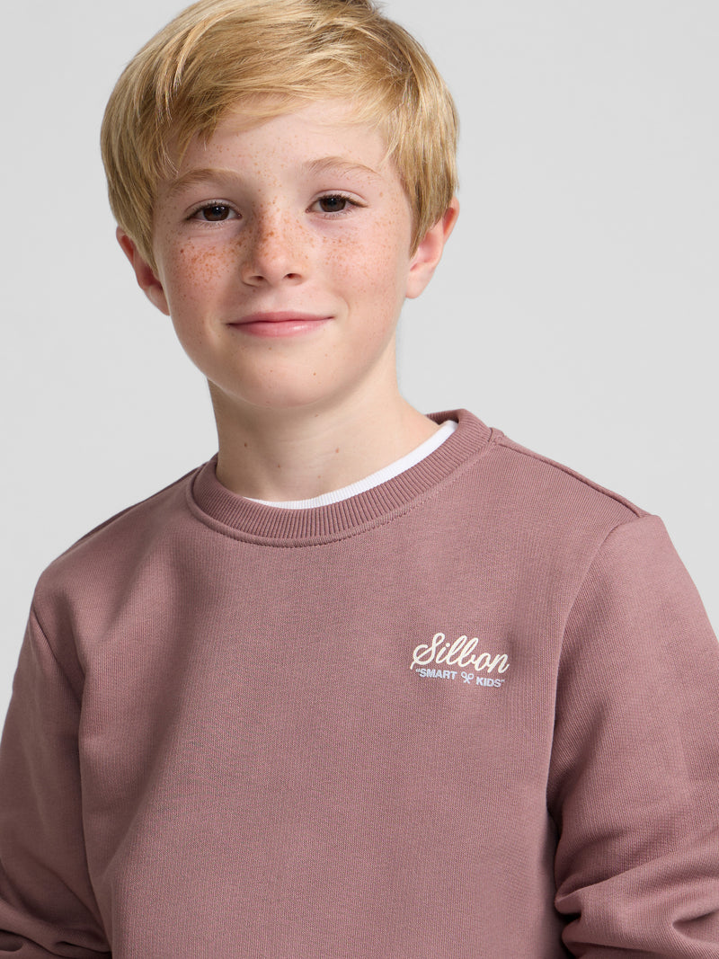 Sudadera kids school club burdeos