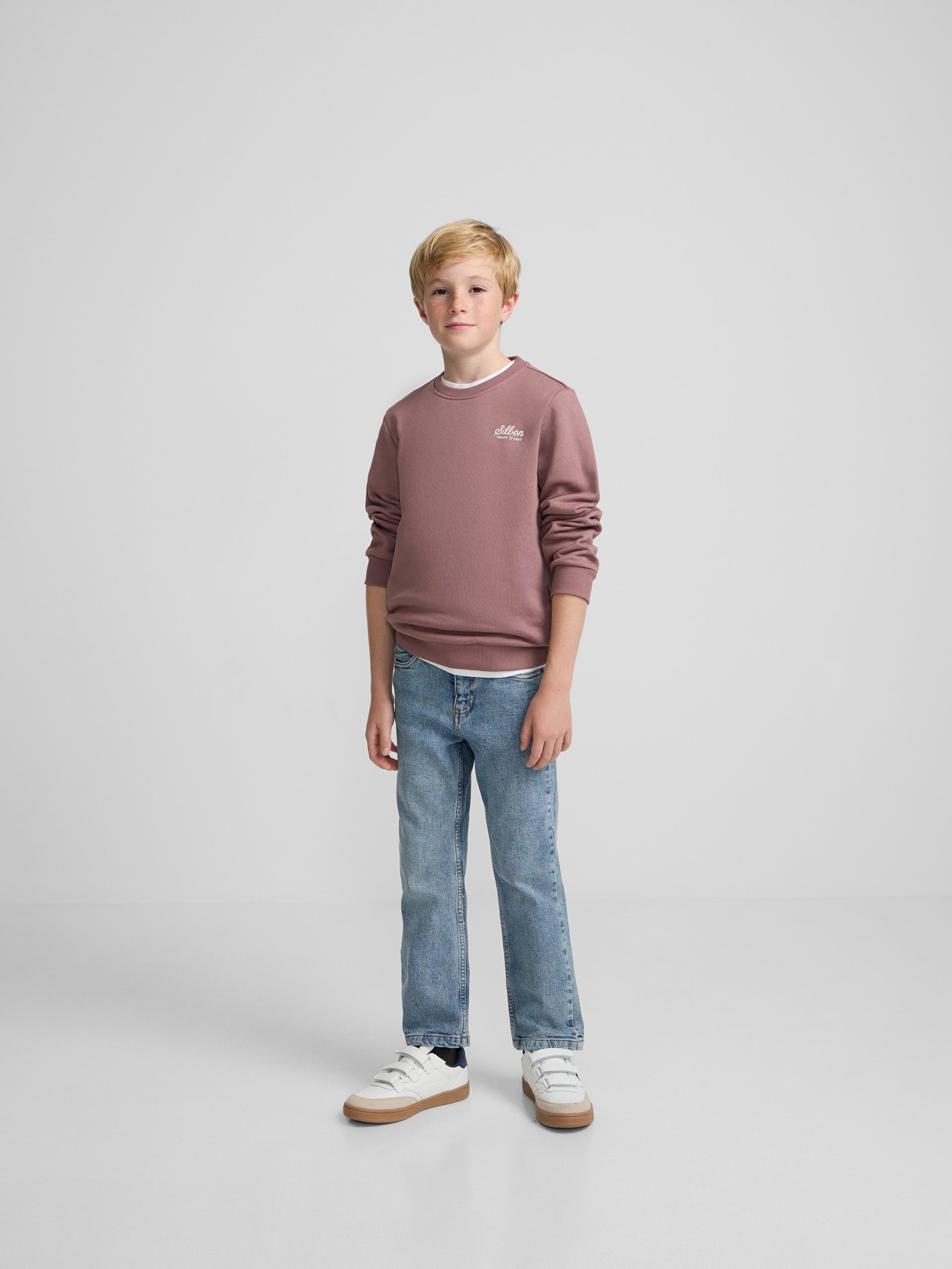 Kids School Club Burgundy Sweatshirt
