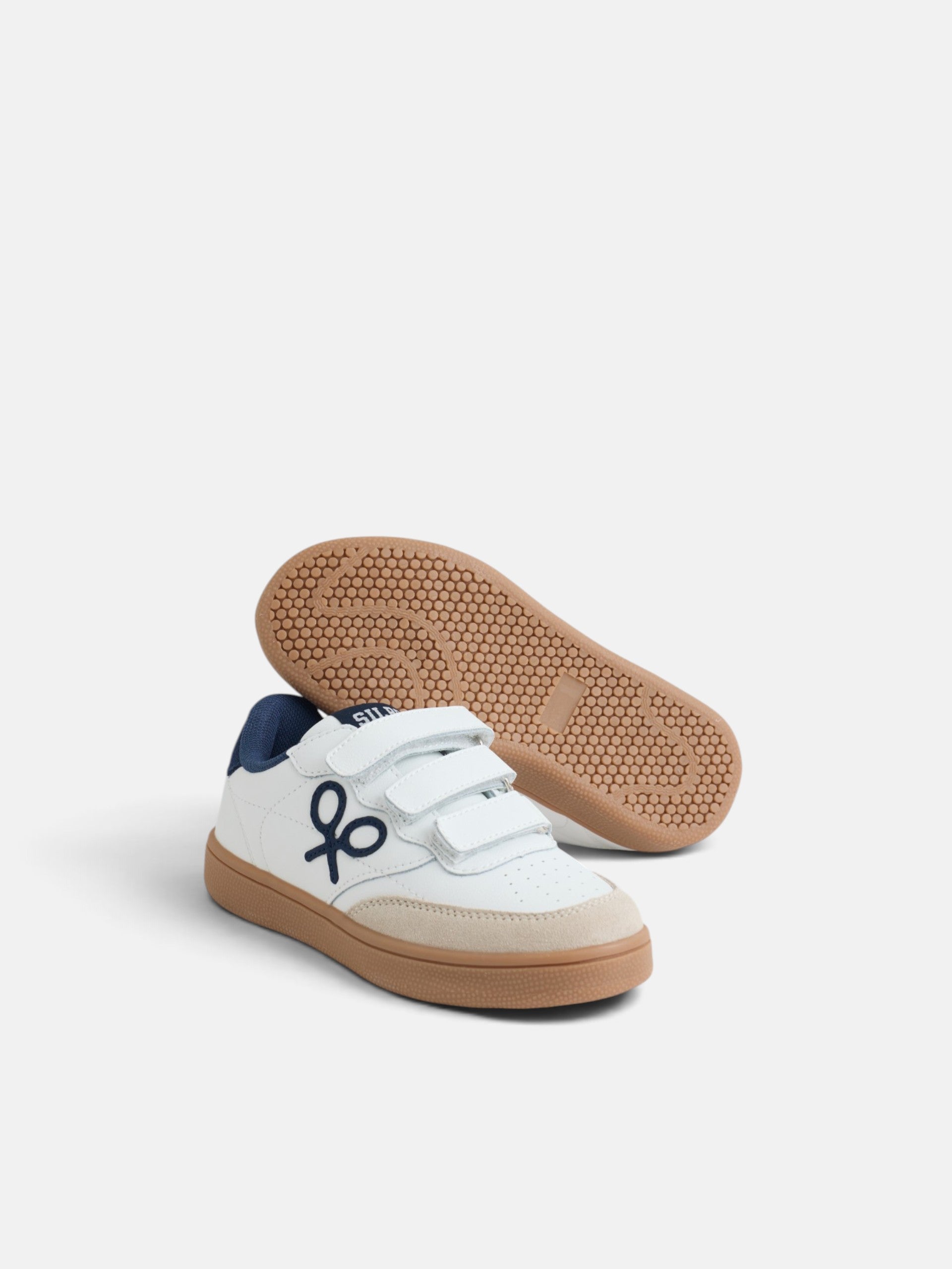 Zapatillas kids velcro azul marino