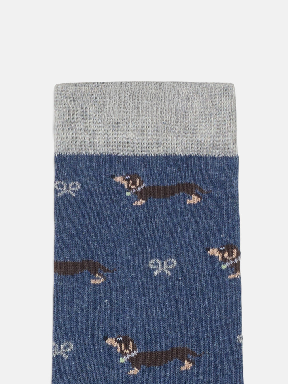 Calcetin kids doggy azul marino
