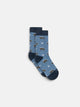 Calcetin kids coche azul indigo