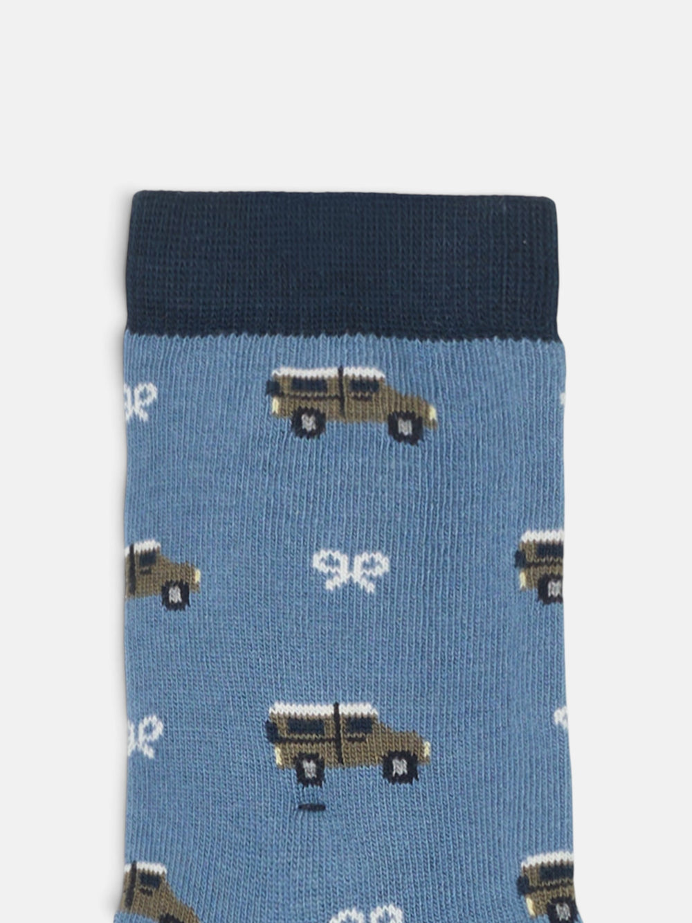 Calcetin kids coche azul indigo