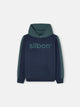 Sudadera kids deportiva capucha verde