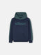 Sudadera kids deportiva capucha verde
