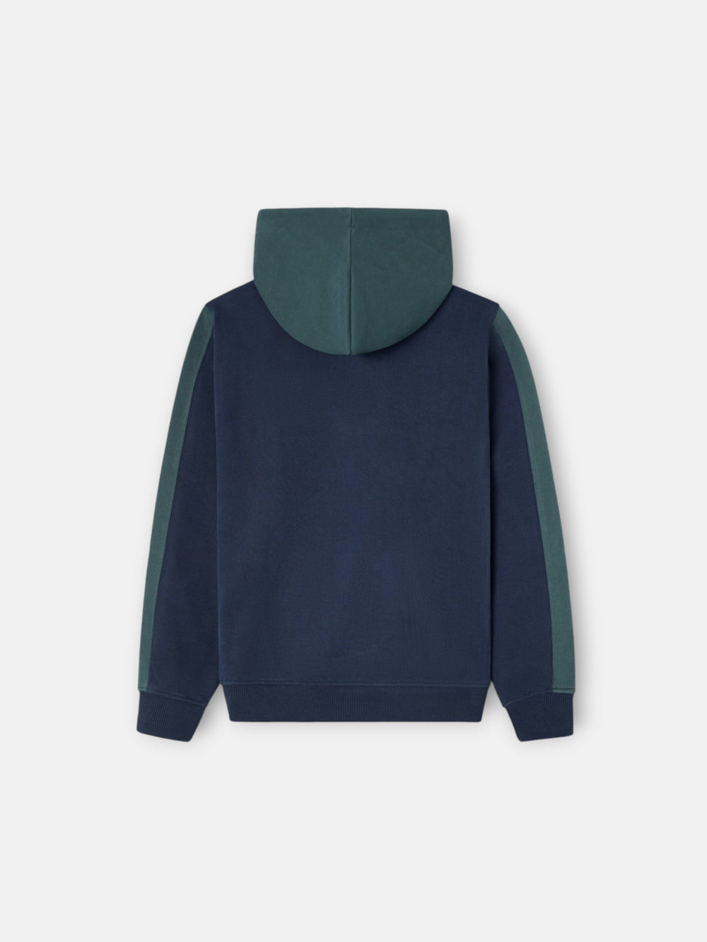 Sweatshirt desportiva com capuz verde para crianças