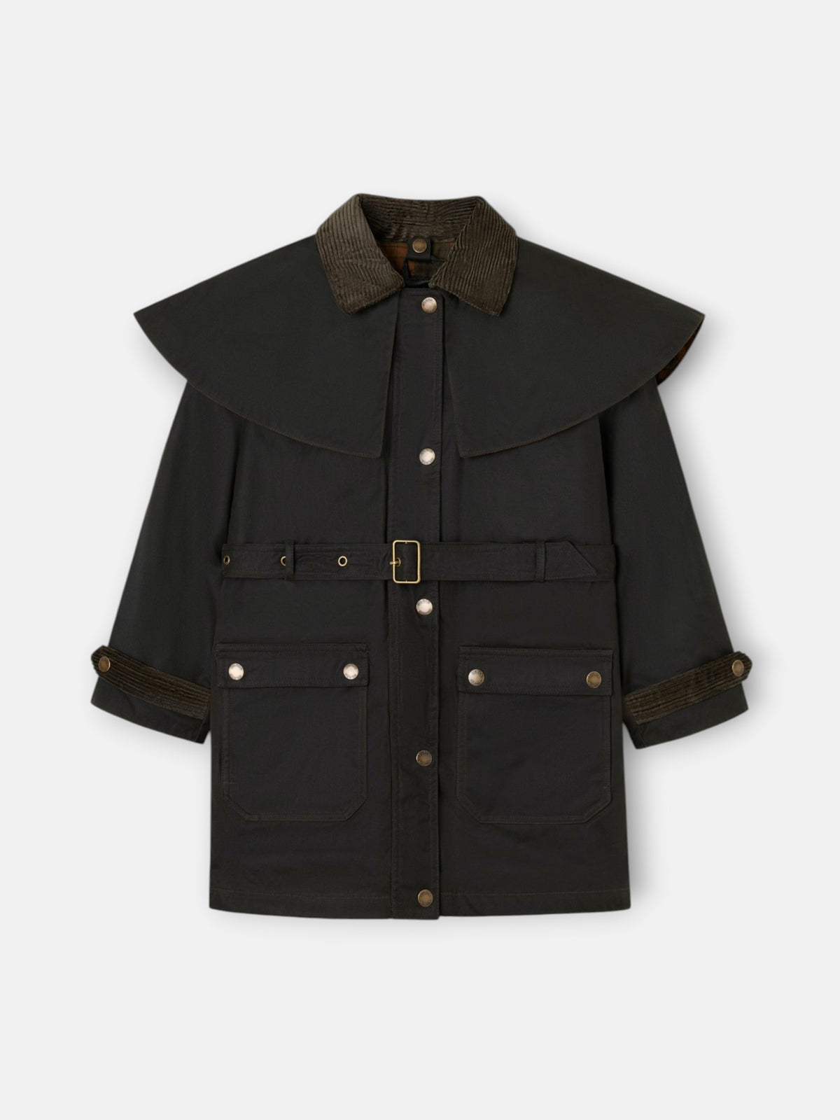 Parka girl encerada verde