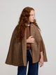 Capa girl cuadros marron