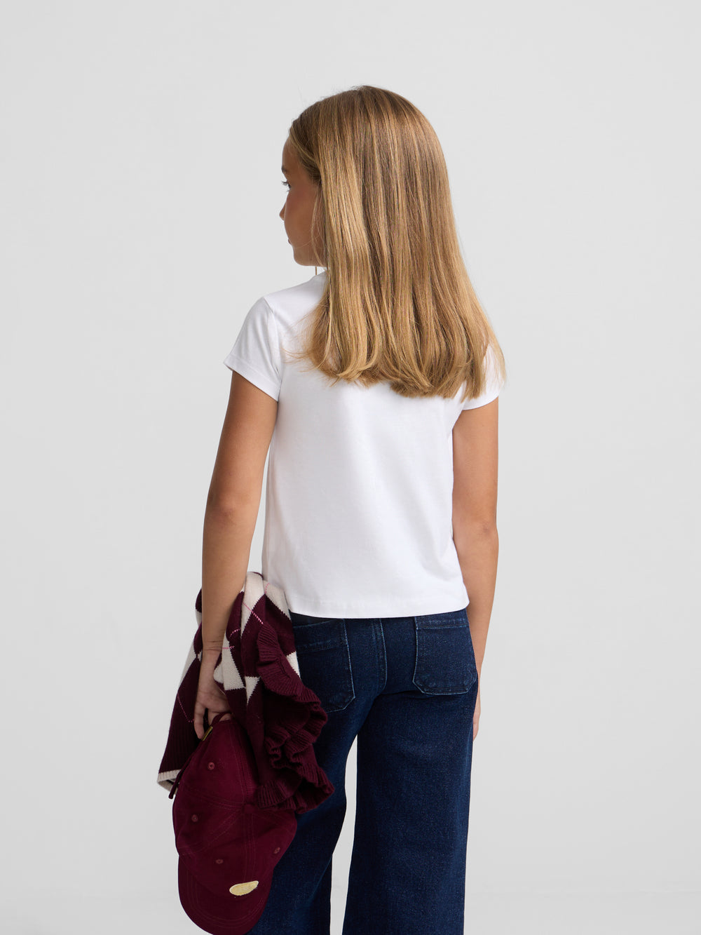 Classic Silbon Girl T-shirt White