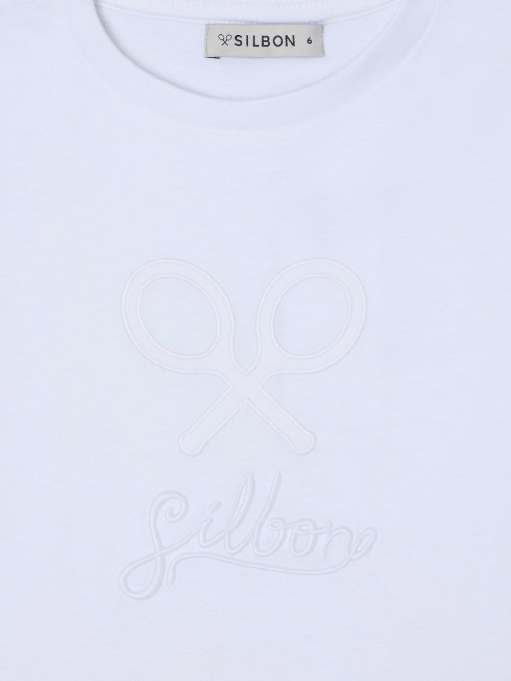 Camiseta girl silbon clasica blanco