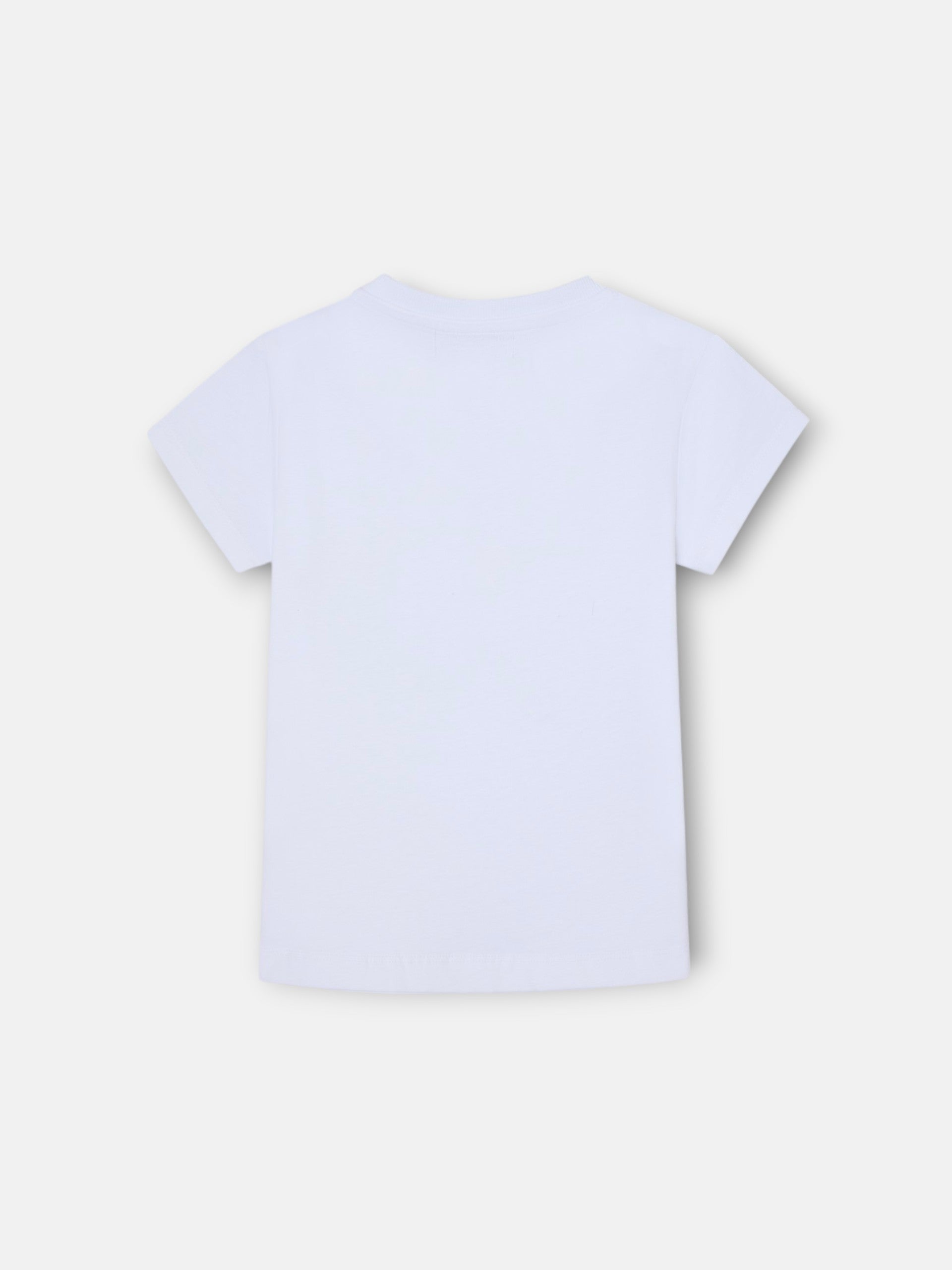 T-shirt fille Silbon classique blanc