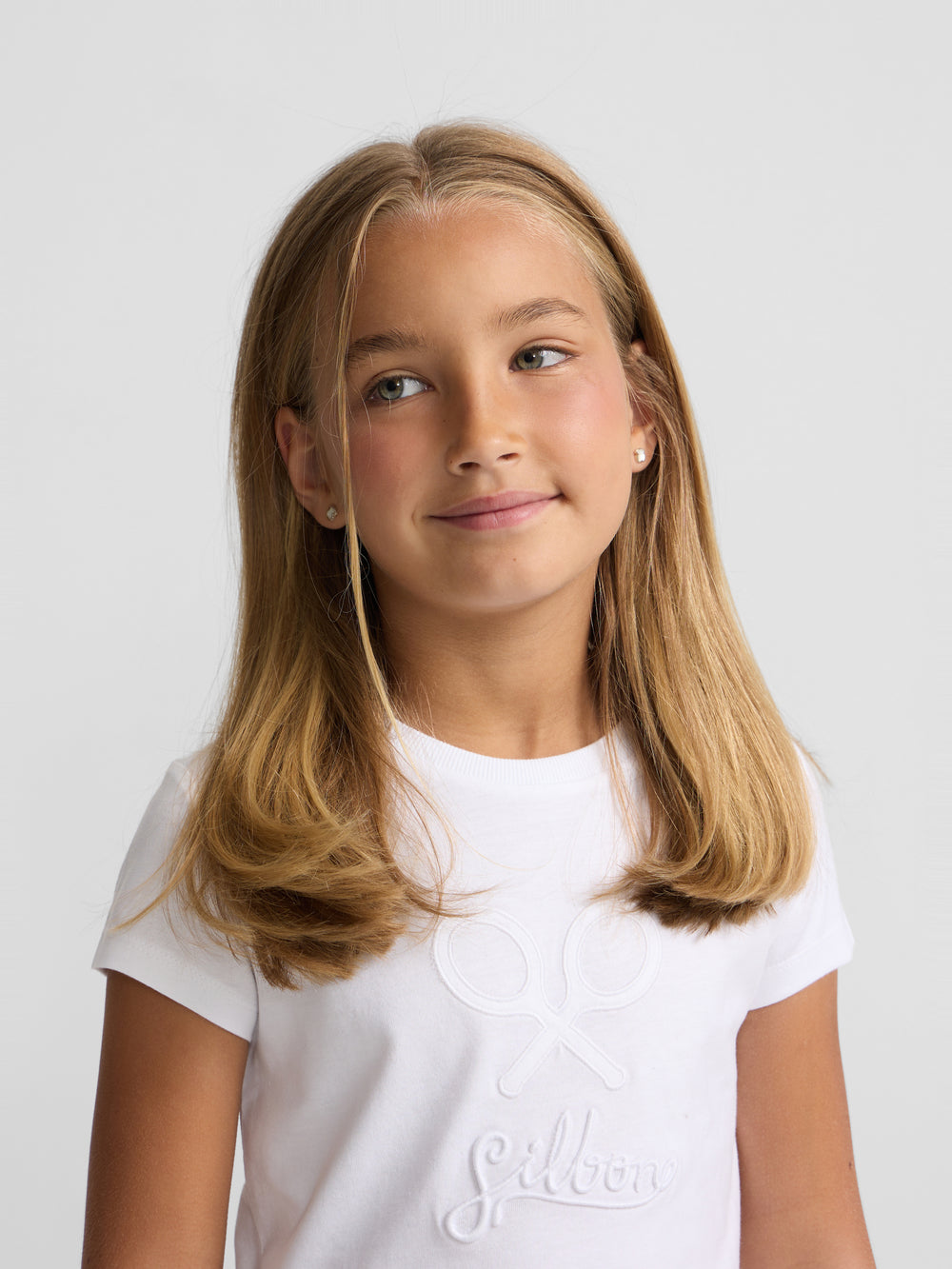 Classic Silbon Girl T-shirt White