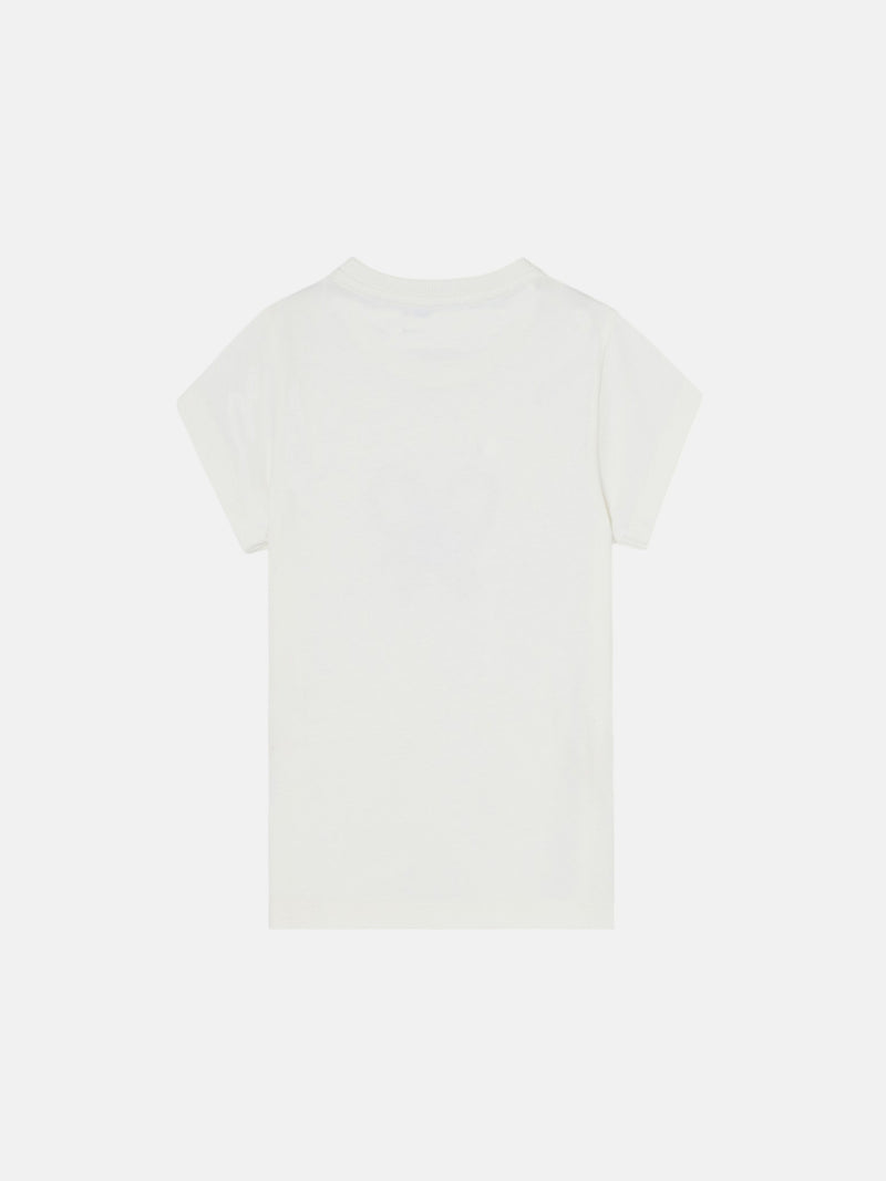 T-shirt girl silbon raquete silbon cru