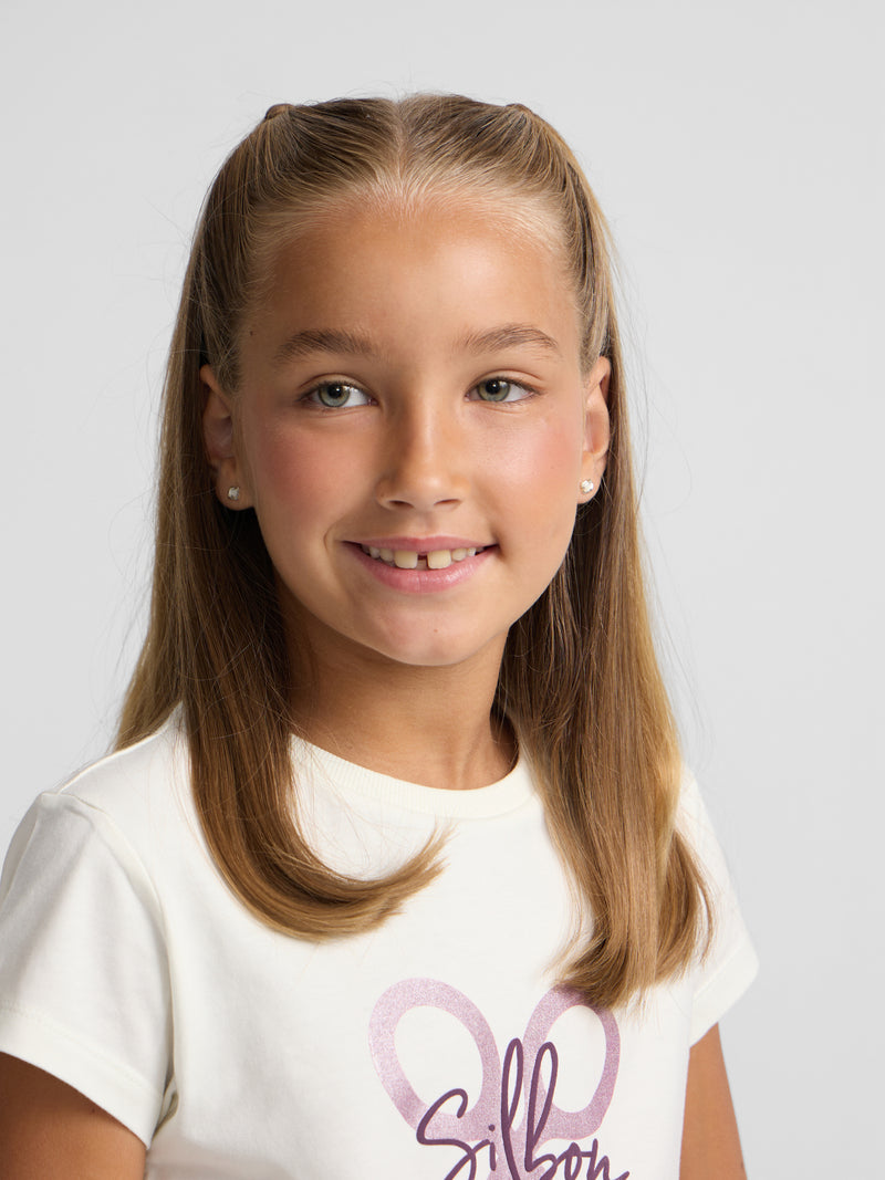 T-shirt girl silbon raquete silbon cru