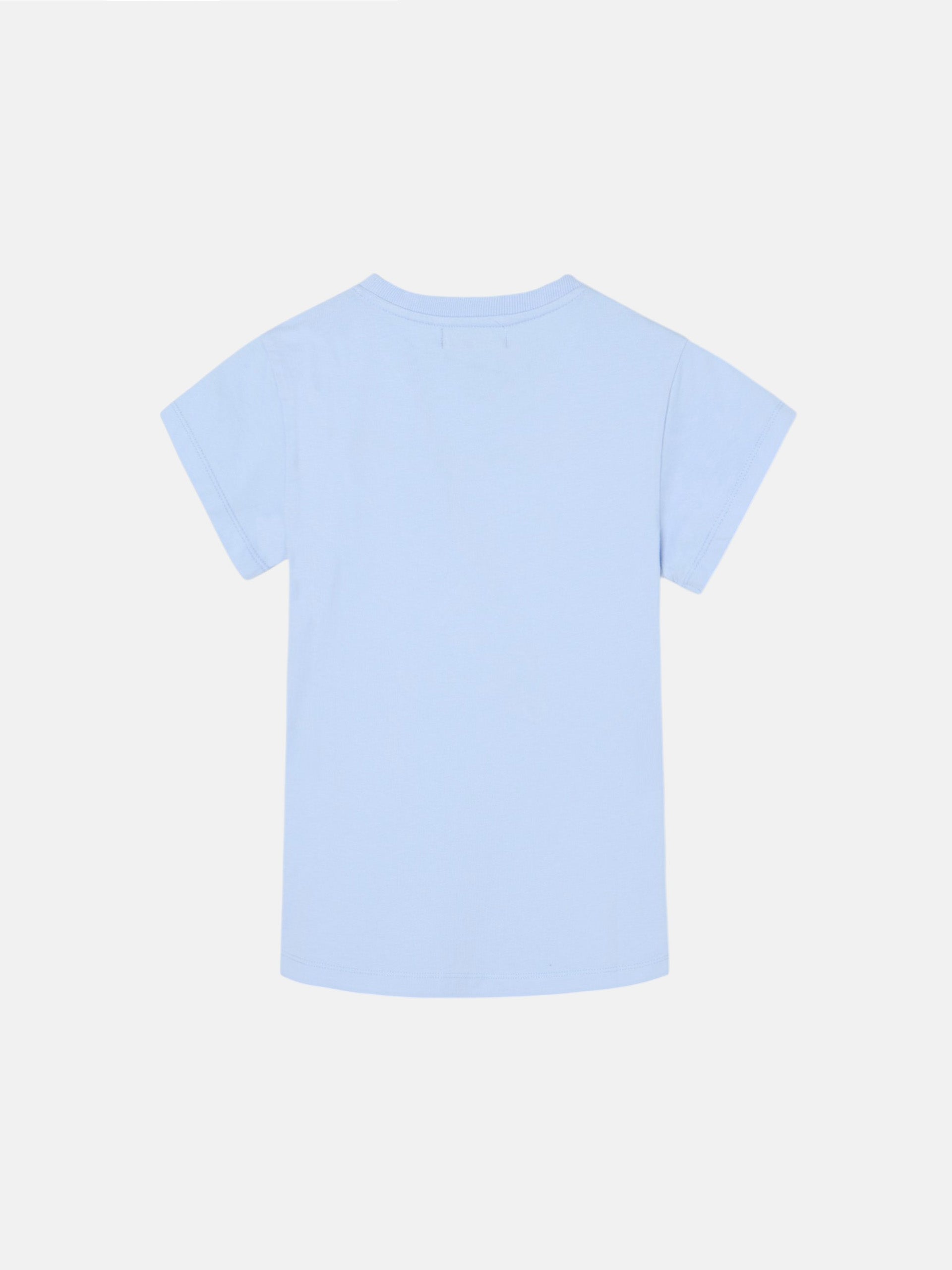 Silbon classic blue girl's T-shirt
