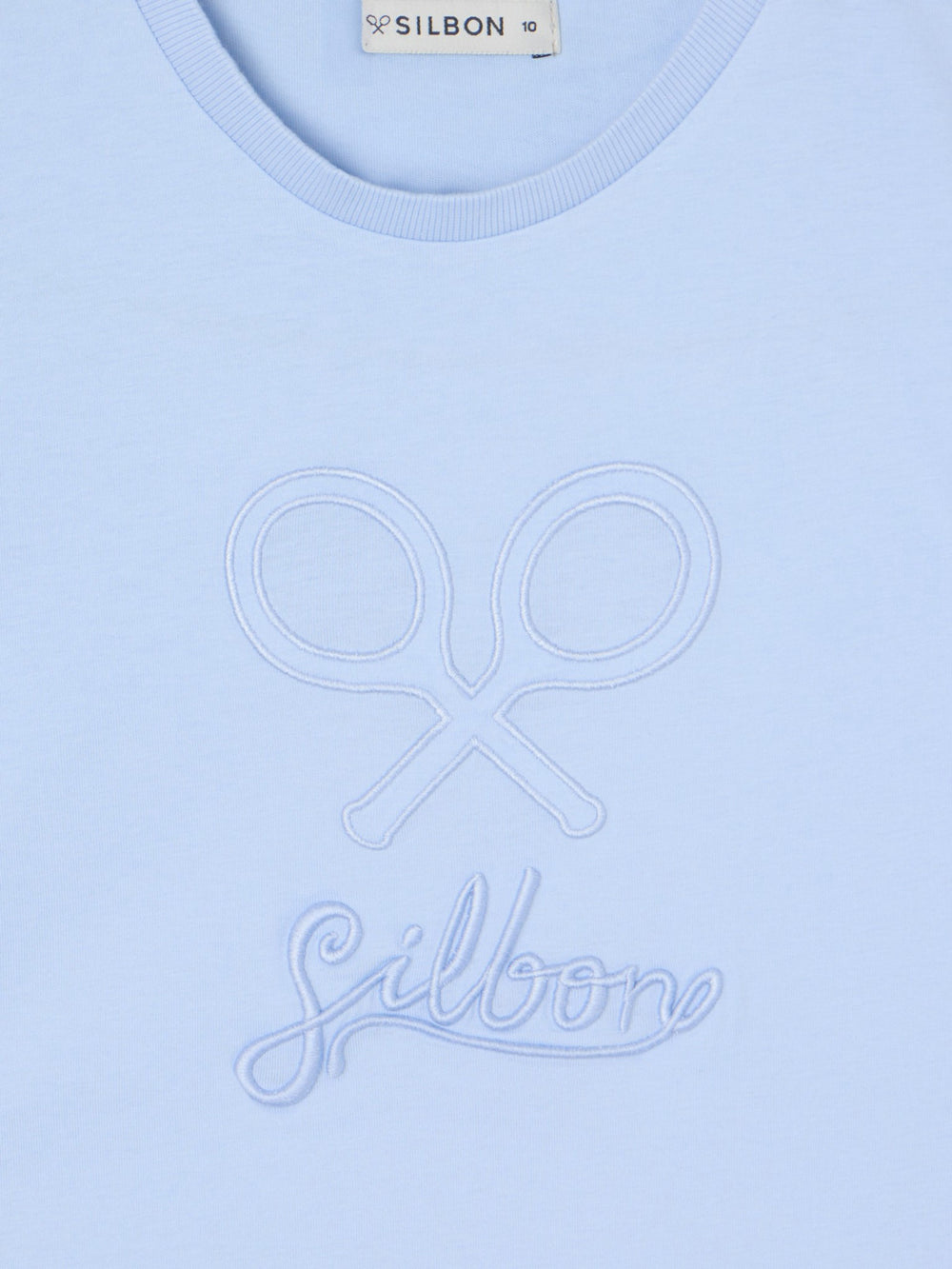 Silbon classic blue girl's T-shirt