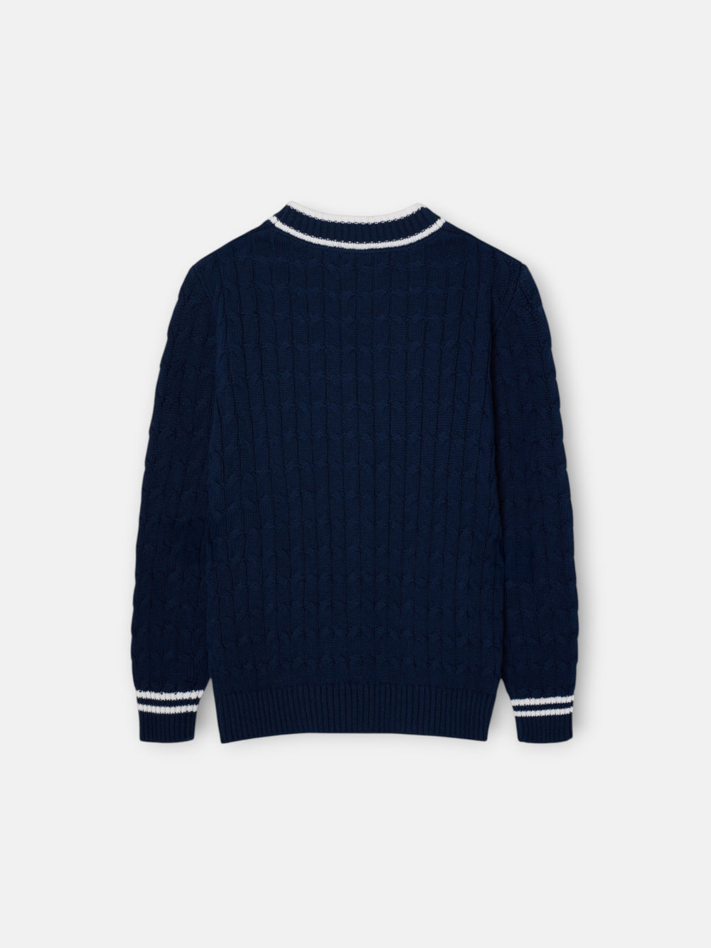 Cardigan girl college escudo azul marino
