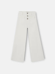 Pantalon girl bolsillos trenza hielo
