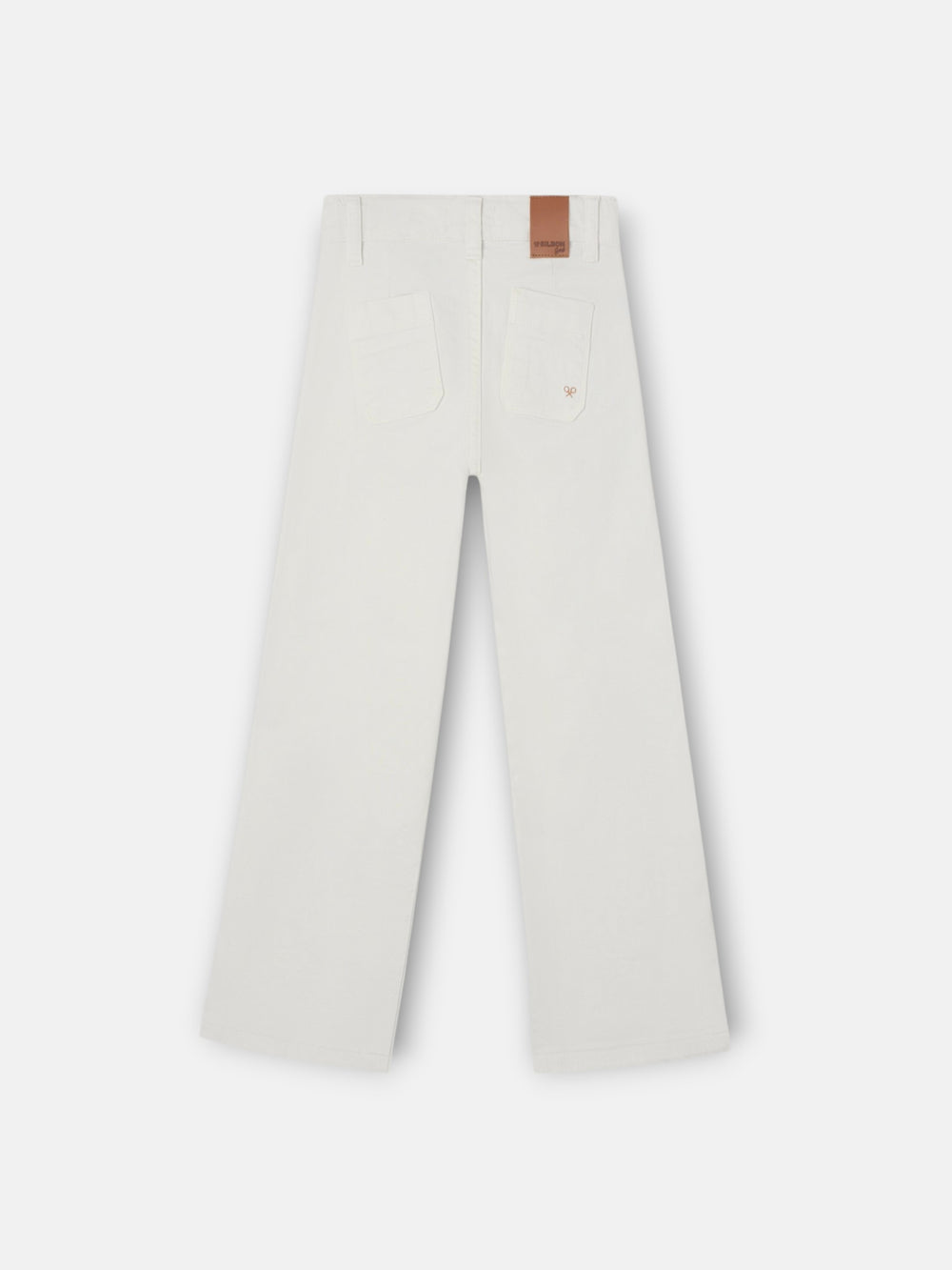 Pantalon girl bolsillos trenza hielo