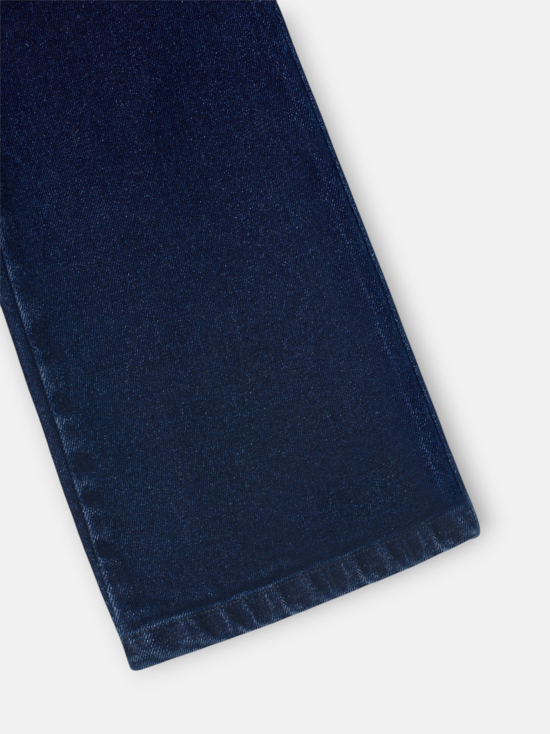 Pantalon girl bolsillo trenza denim oscuro