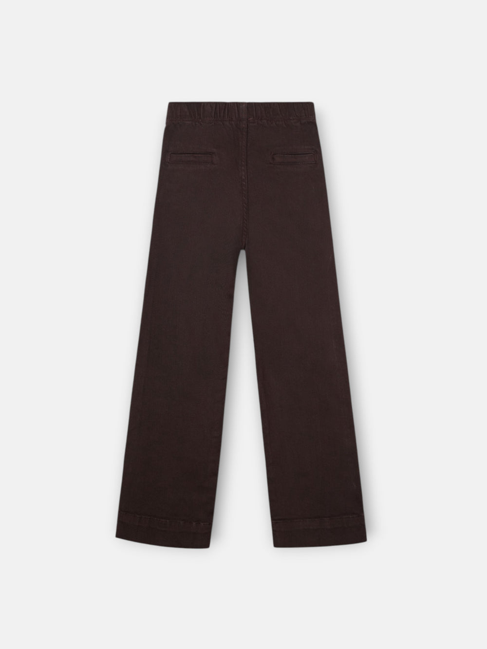 Pantalon girl marinero marron