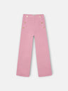 Calças de menina marinheiro rosa escuro