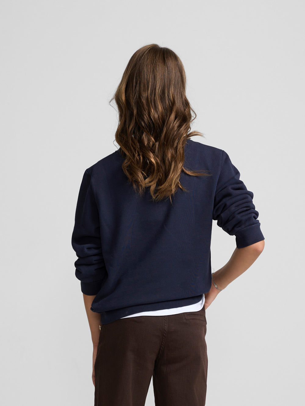Sudadera girl tennis club azul marino