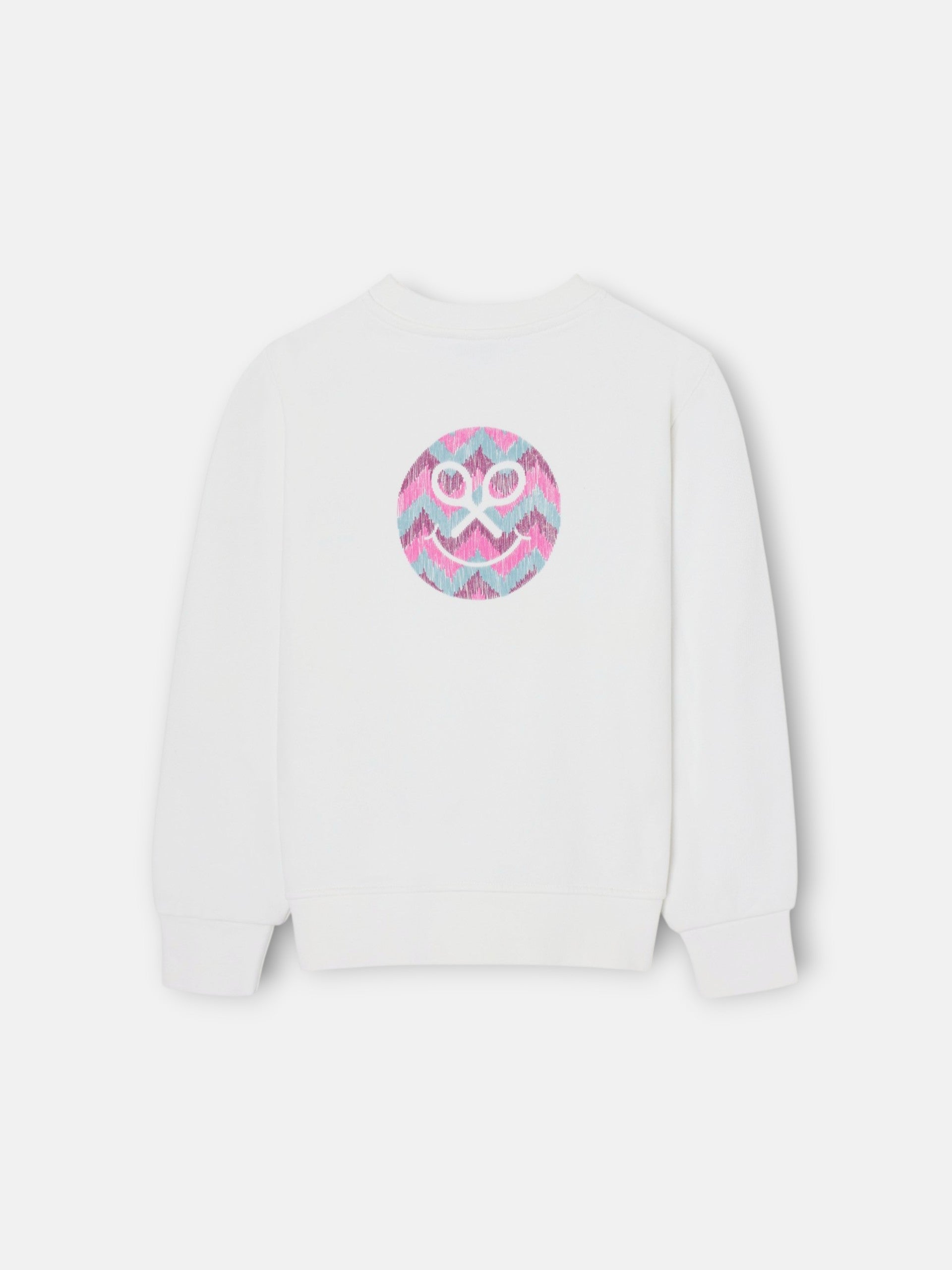 Sudadera girl silbon smile crudo