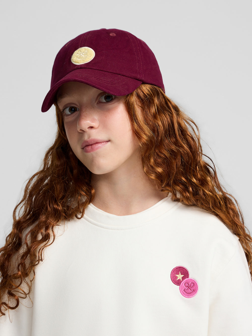 Sudadera girl silbon smile crudo