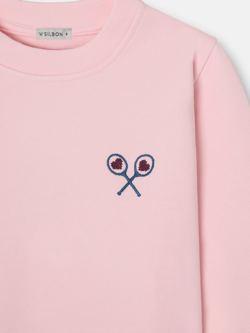 Sudadera girl lucky love rosa