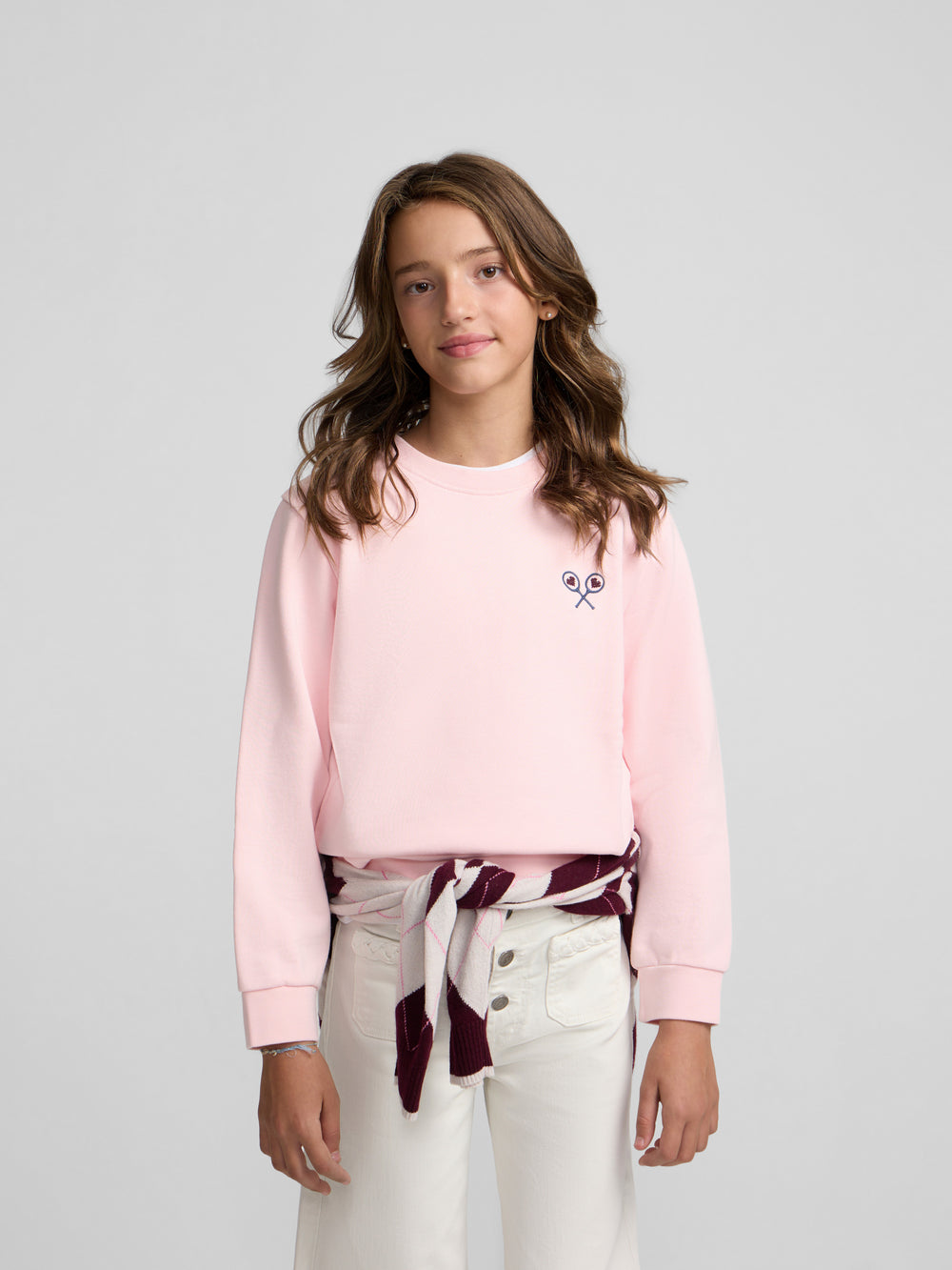 Sudadera girl lucky love rosa