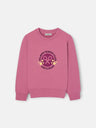 Sweatshirt girl tennis club rosa