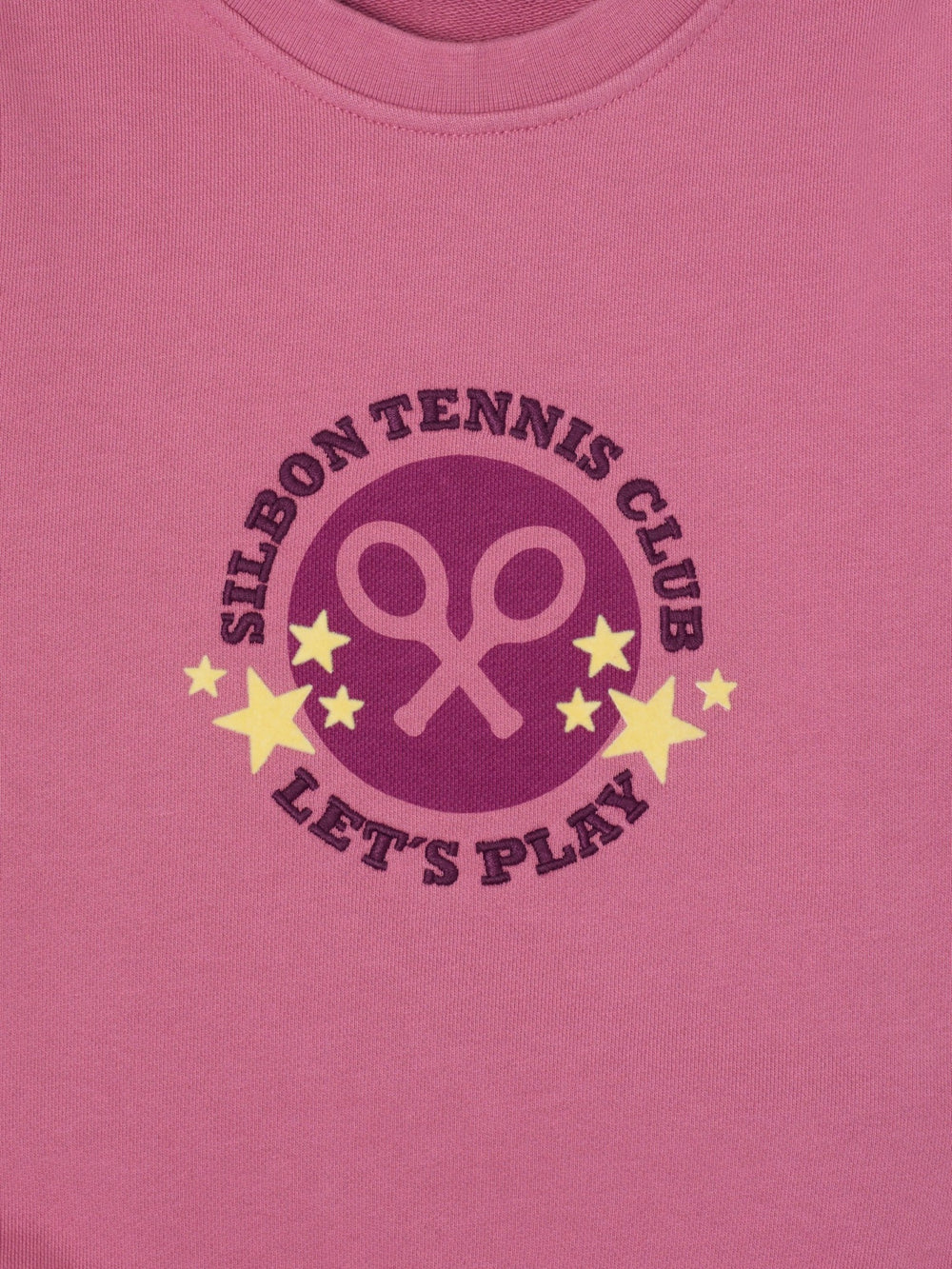 Sweatshirt girl tennis club rosa