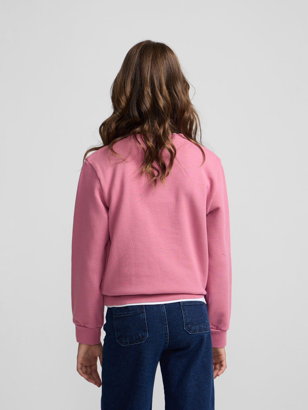 Sudadera girl tennis club rosa
