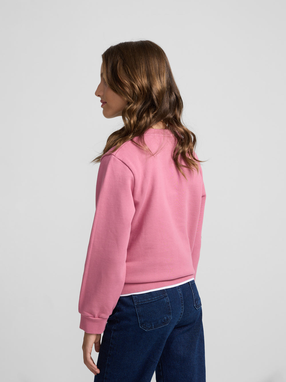 Sudadera girl tennis club rosa