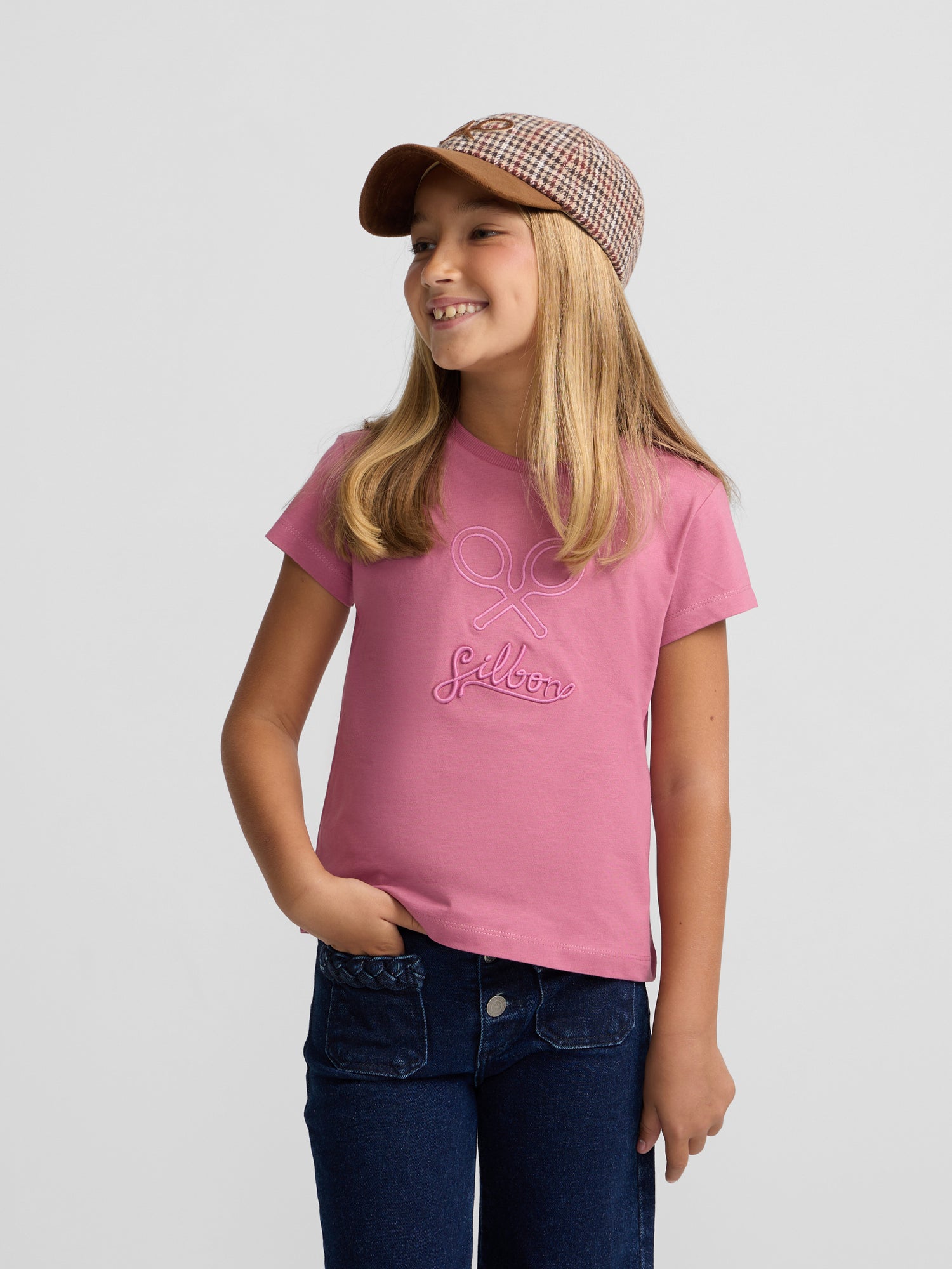 Camisola girl silbon clássica rosa