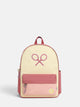 Mochila girl tricolor amarillo y rosa